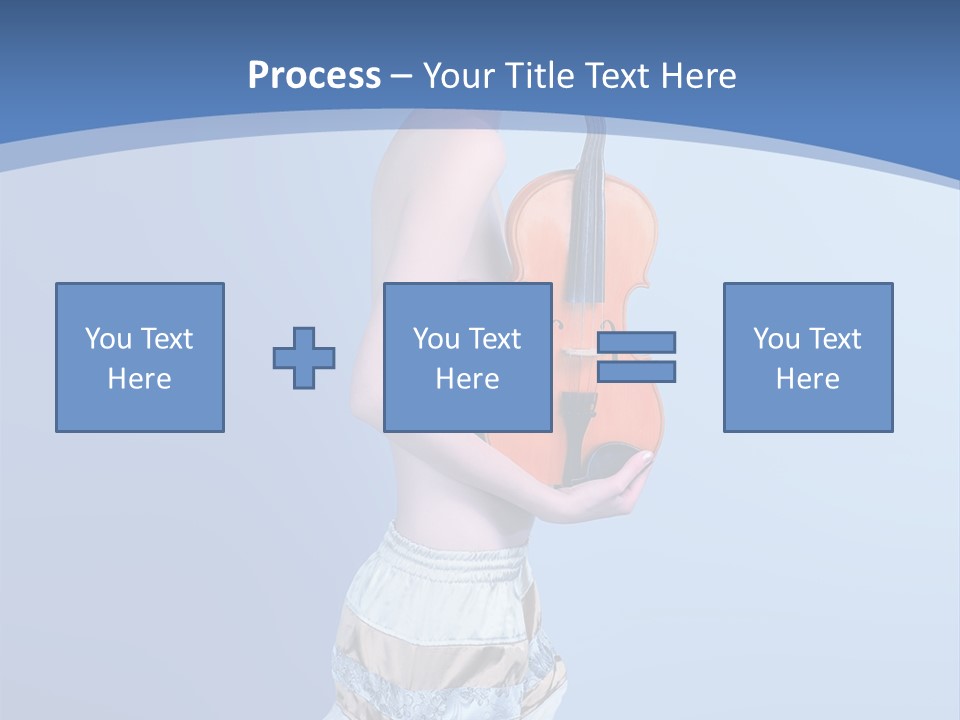 Octave Female Strings PowerPoint Template
