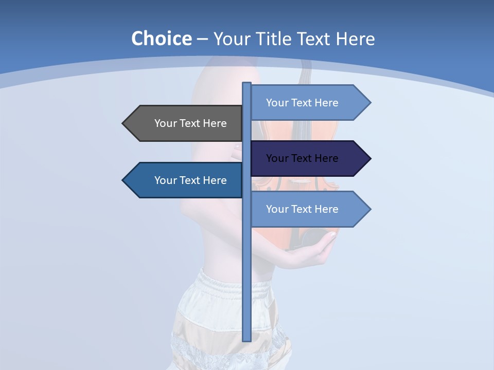 Octave Female Strings PowerPoint Template