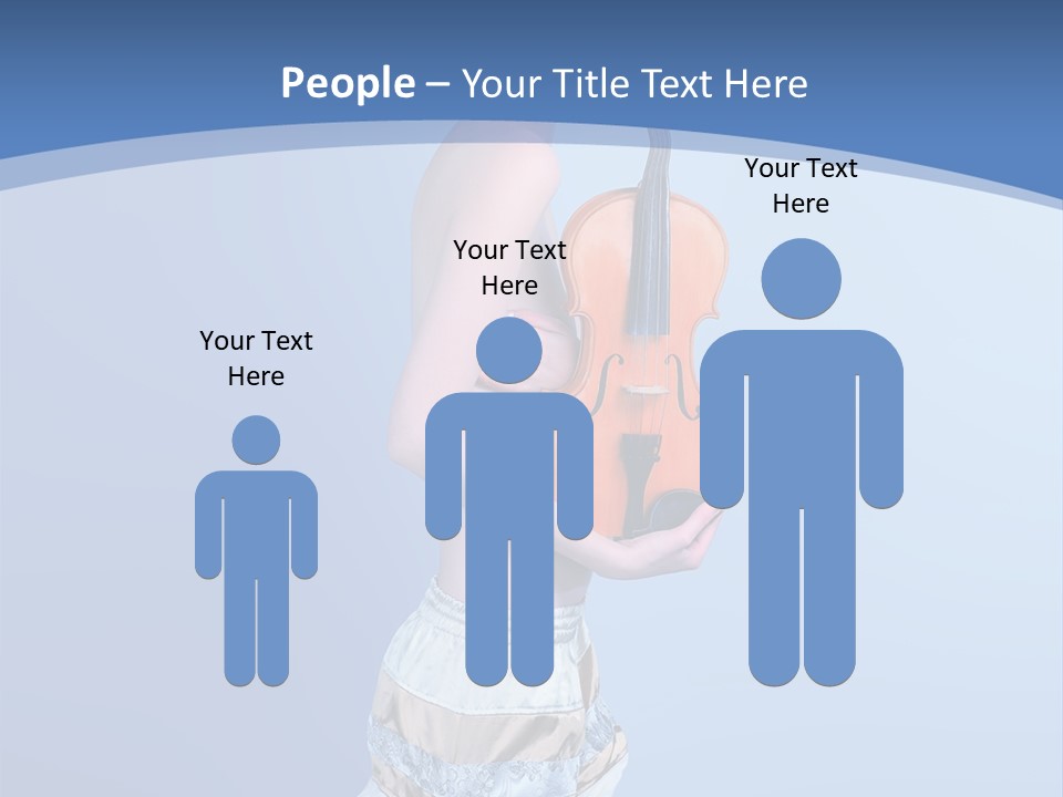 Octave Female Strings PowerPoint Template