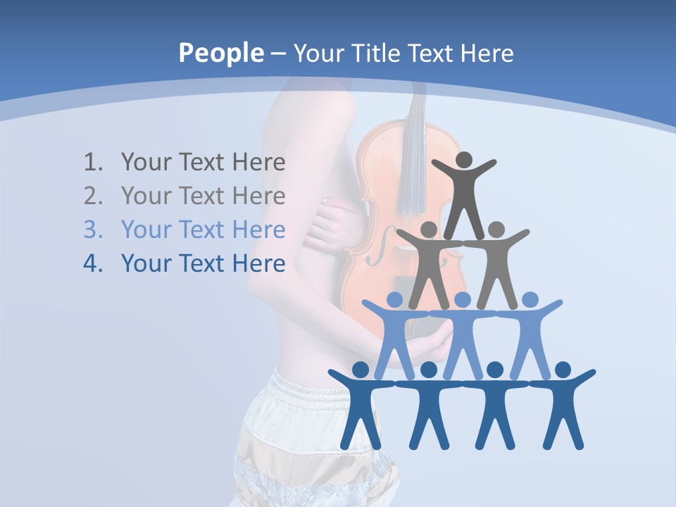 Octave Female Strings PowerPoint Template