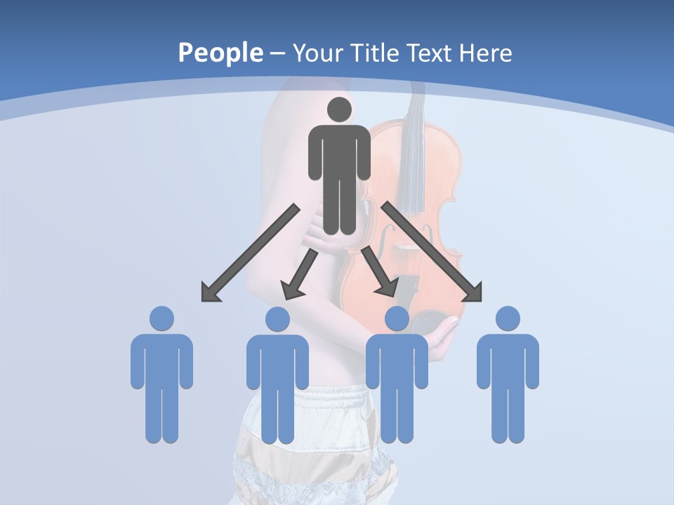 Octave Female Strings PowerPoint Template