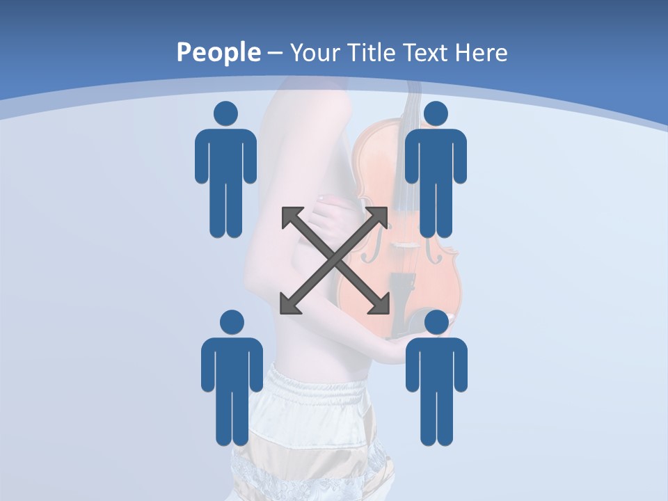 Octave Female Strings PowerPoint Template