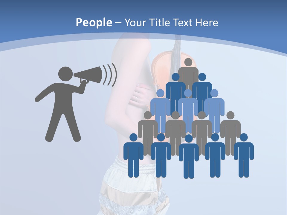 Octave Female Strings PowerPoint Template