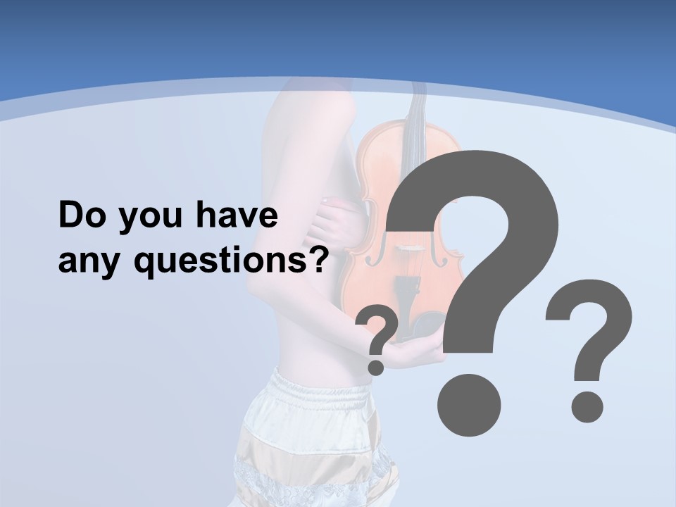 Octave Female Strings PowerPoint Template