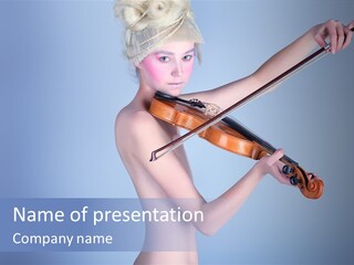 Alto Female Vogue PowerPoint Template