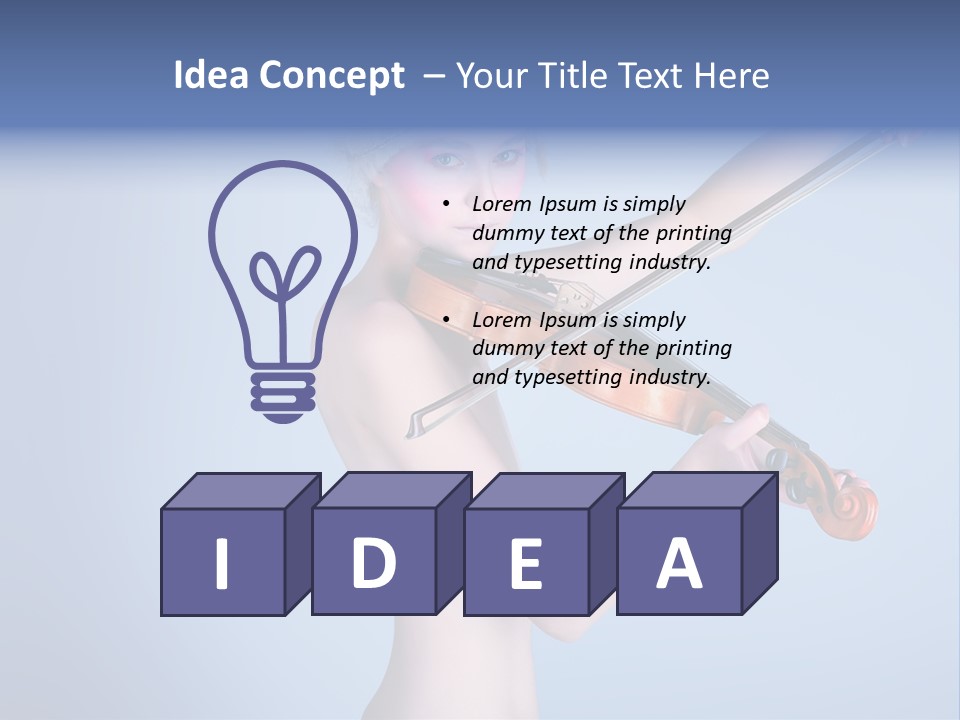 Alto Female Vogue PowerPoint Template