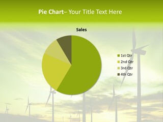 Turbine Landscape Alternative PowerPoint Template