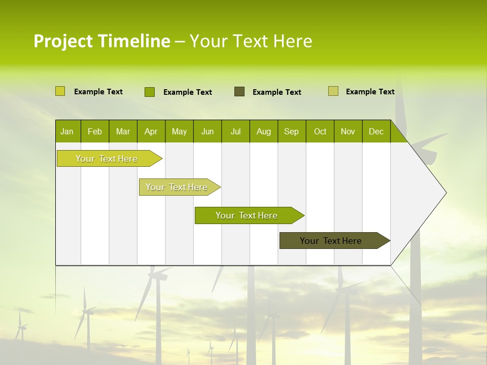 Turbine Landscape Alternative PowerPoint Template