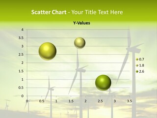 Turbine Landscape Alternative PowerPoint Template