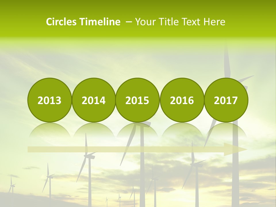 Turbine Landscape Alternative PowerPoint Template