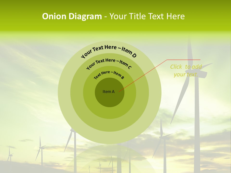 Turbine Landscape Alternative PowerPoint Template