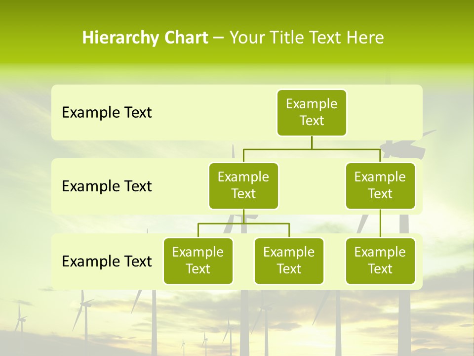 Turbine Landscape Alternative PowerPoint Template