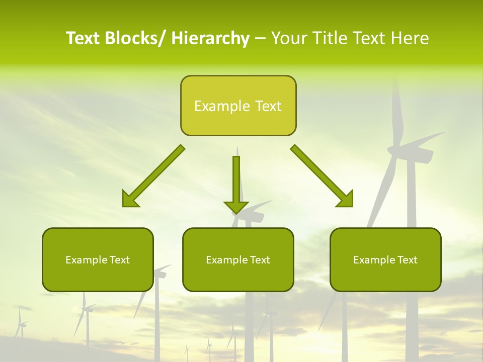 Turbine Landscape Alternative PowerPoint Template