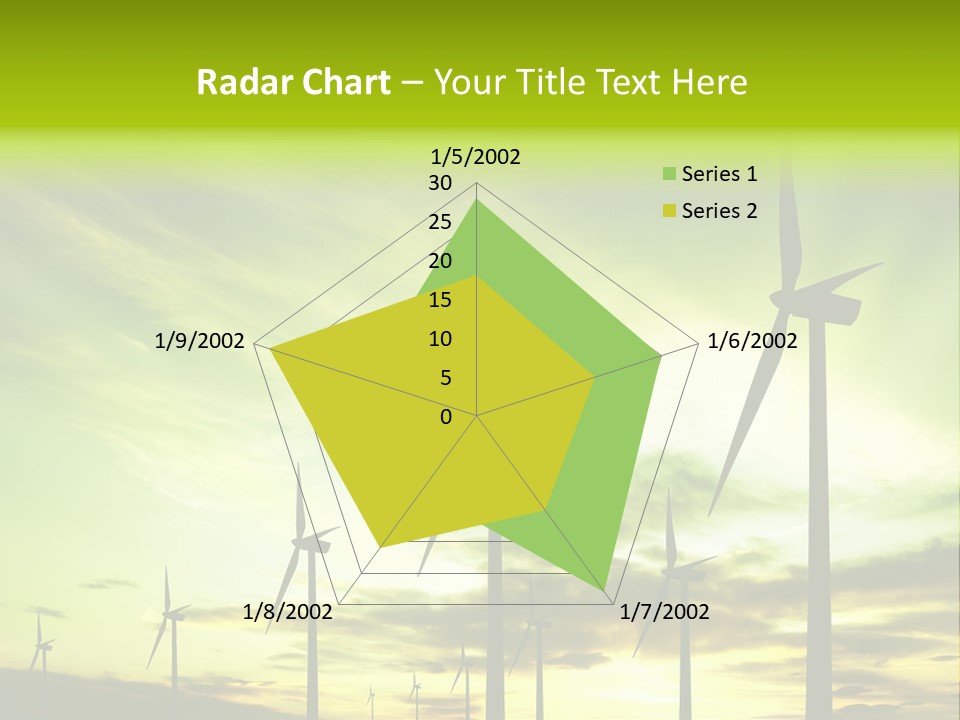 Turbine Landscape Alternative PowerPoint Template
