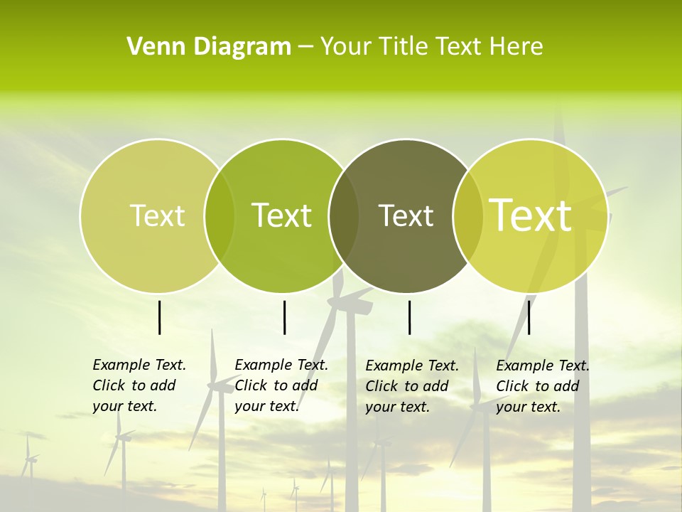 Turbine Landscape Alternative PowerPoint Template