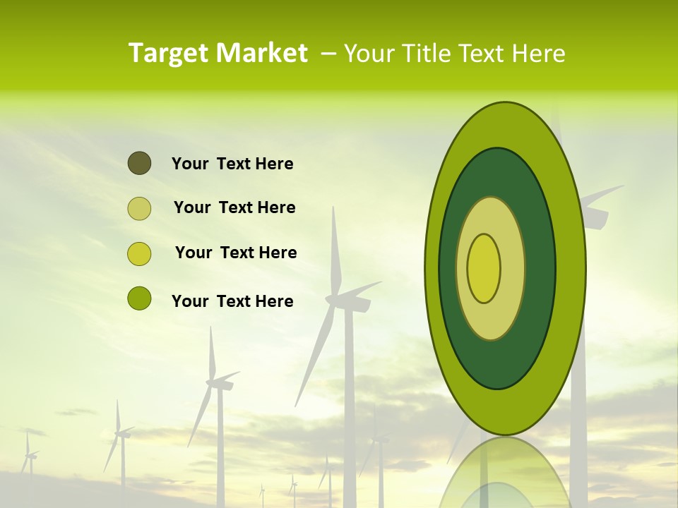 Turbine Landscape Alternative PowerPoint Template