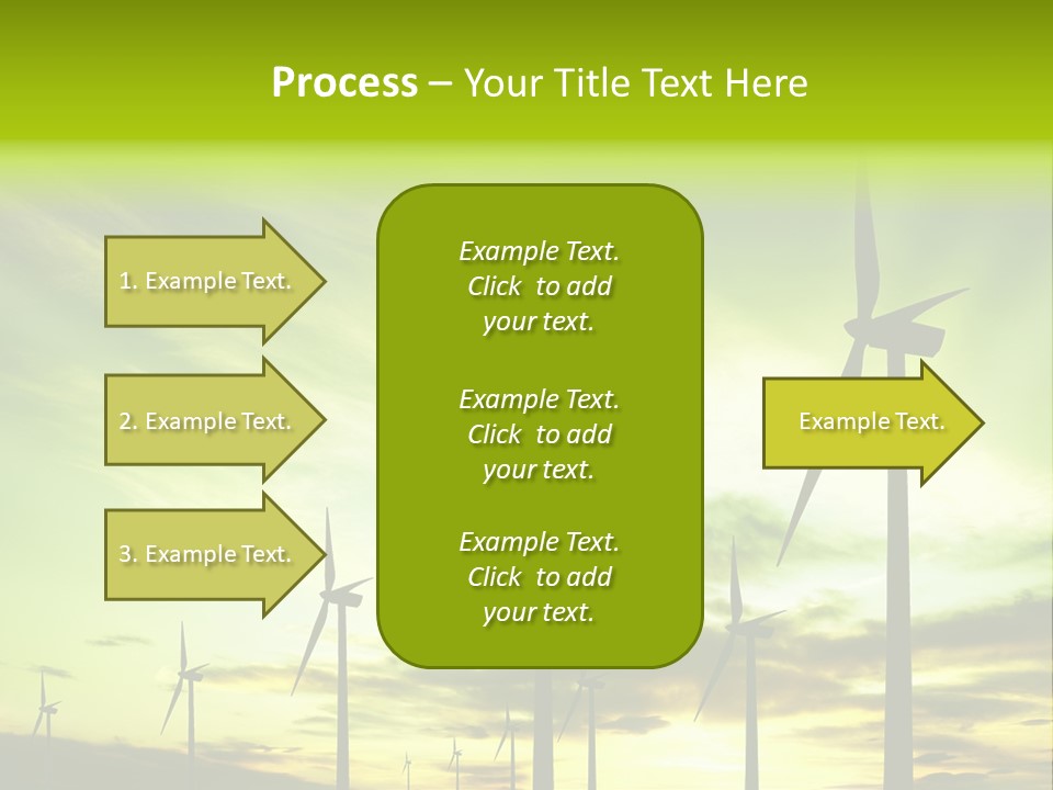 Turbine Landscape Alternative PowerPoint Template