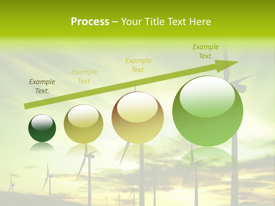 Turbine Landscape Alternative PowerPoint Template