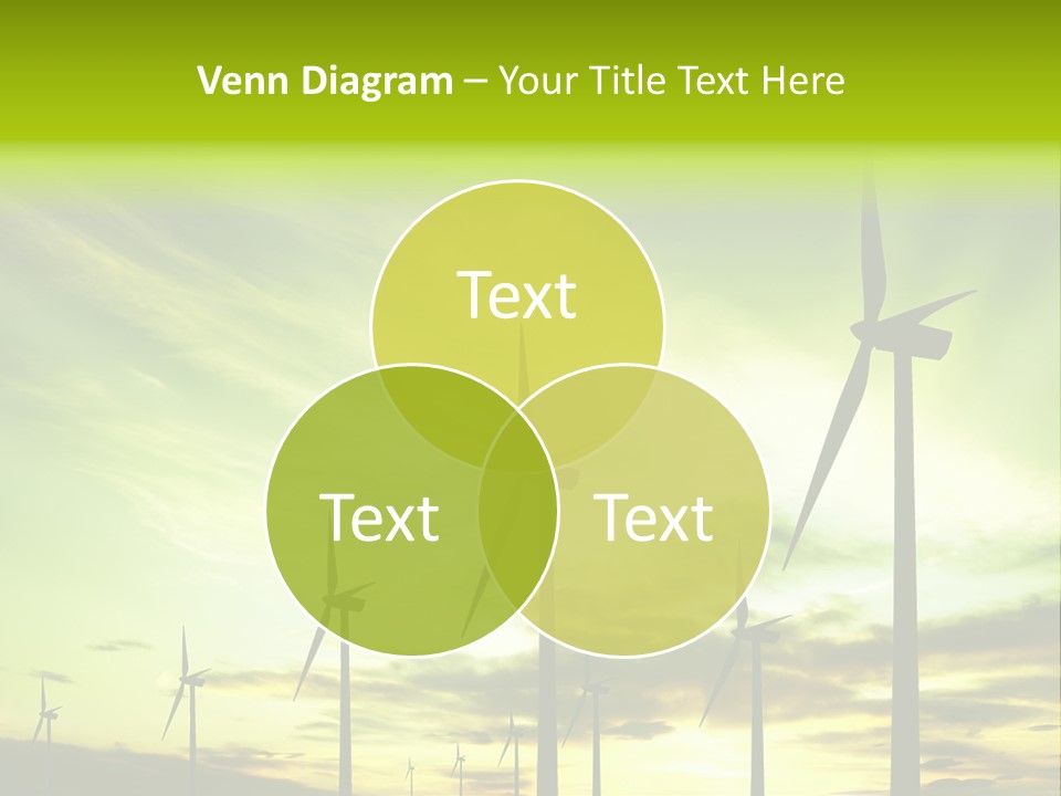 Turbine Landscape Alternative PowerPoint Template