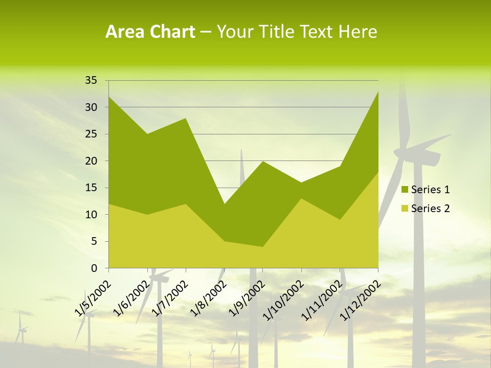 Turbine Landscape Alternative PowerPoint Template