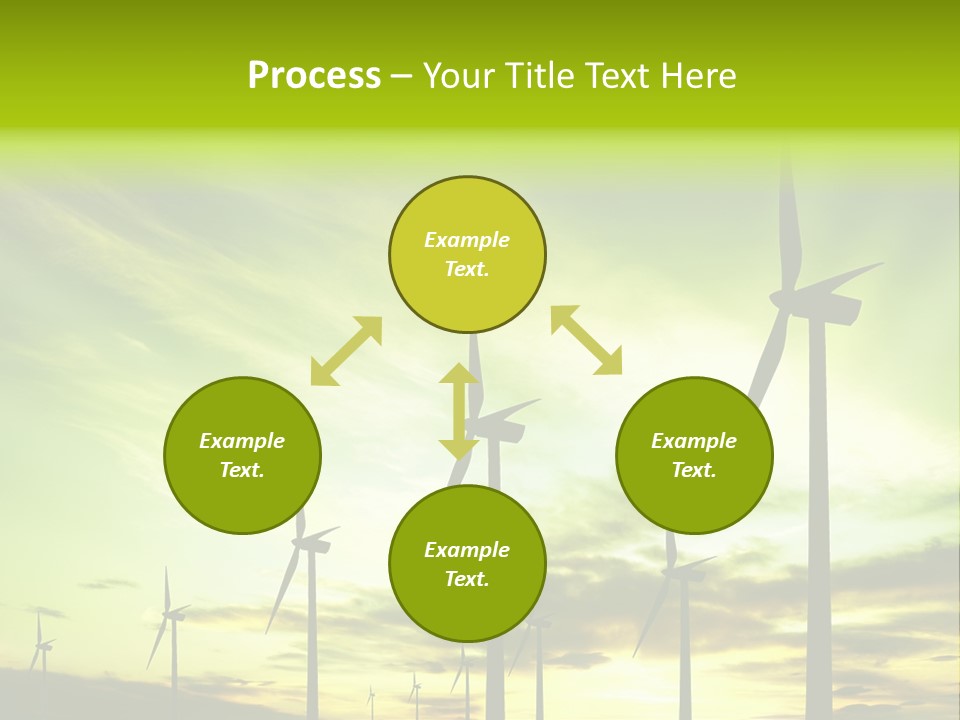 Turbine Landscape Alternative PowerPoint Template
