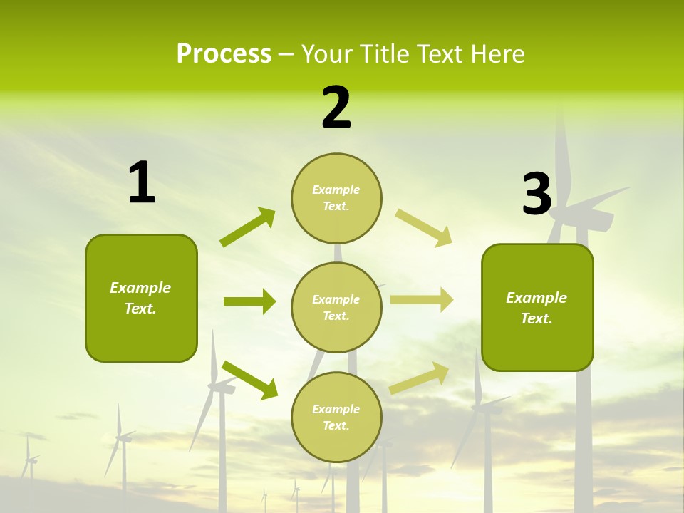 Turbine Landscape Alternative PowerPoint Template