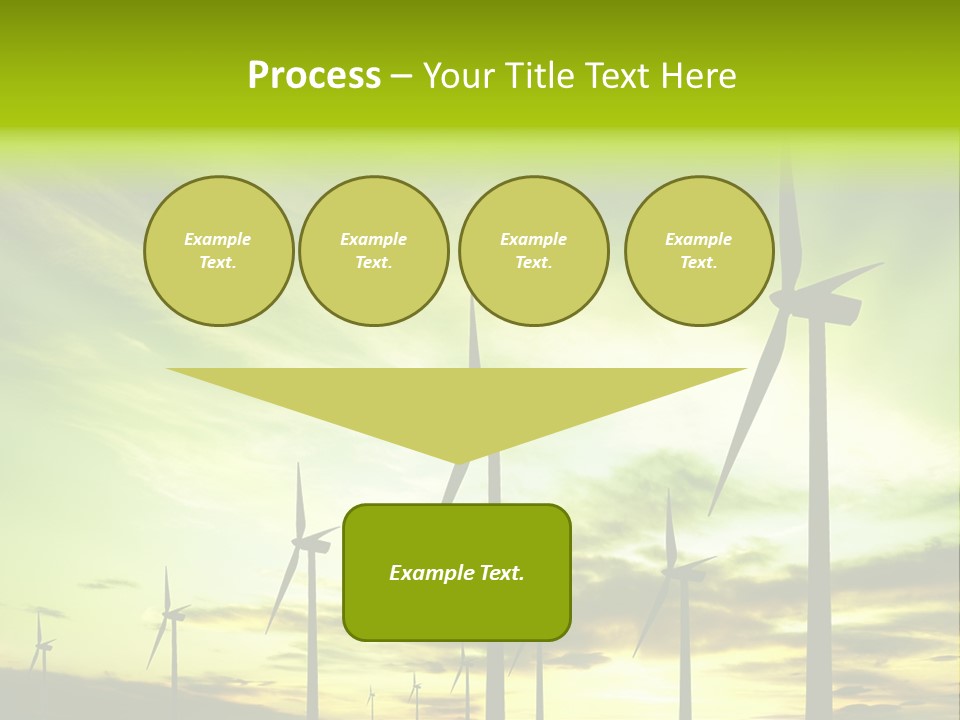 Turbine Landscape Alternative PowerPoint Template
