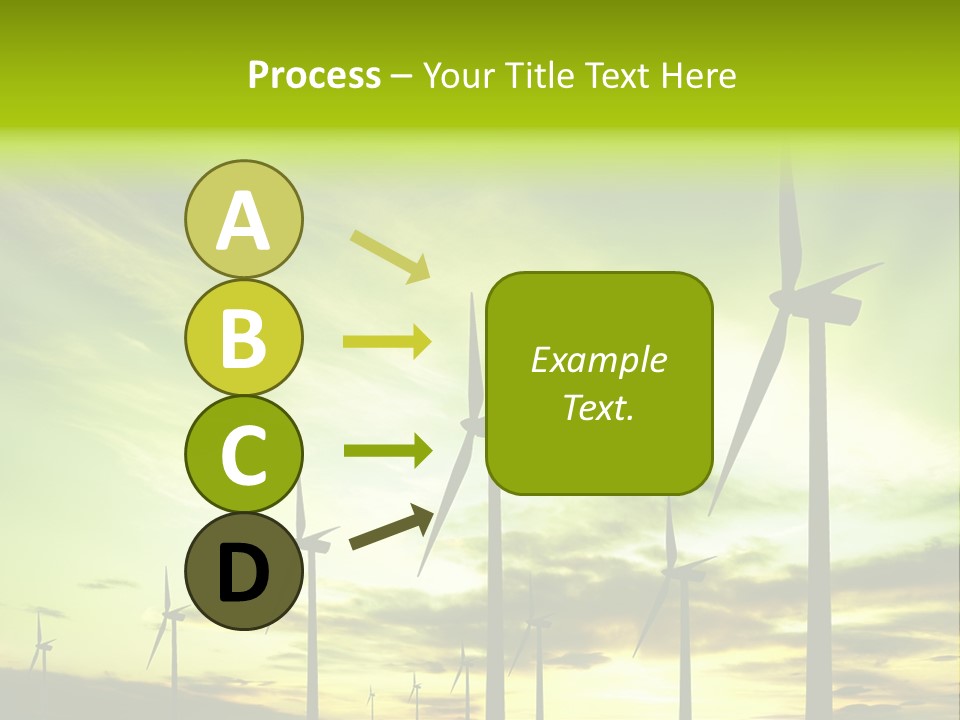 Turbine Landscape Alternative PowerPoint Template