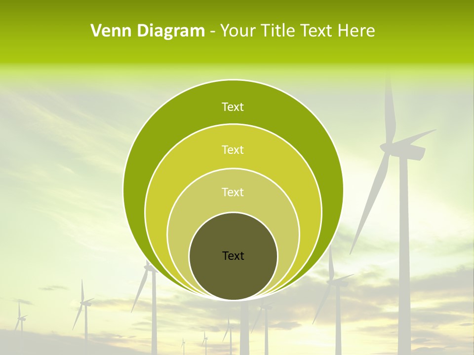 Turbine Landscape Alternative PowerPoint Template
