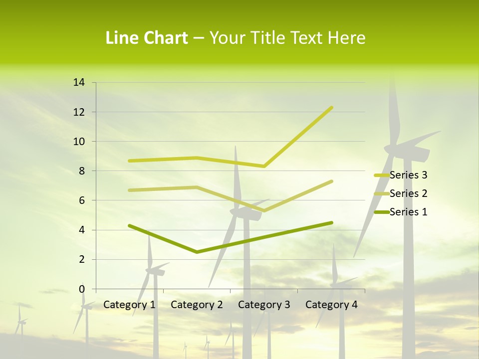 Turbine Landscape Alternative PowerPoint Template