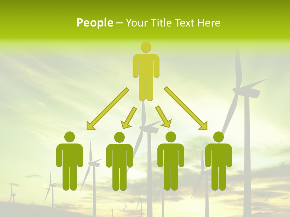 Turbine Landscape Alternative PowerPoint Template