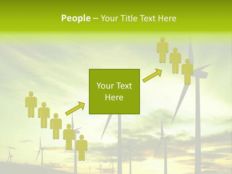 Turbine Landscape Alternative PowerPoint Template