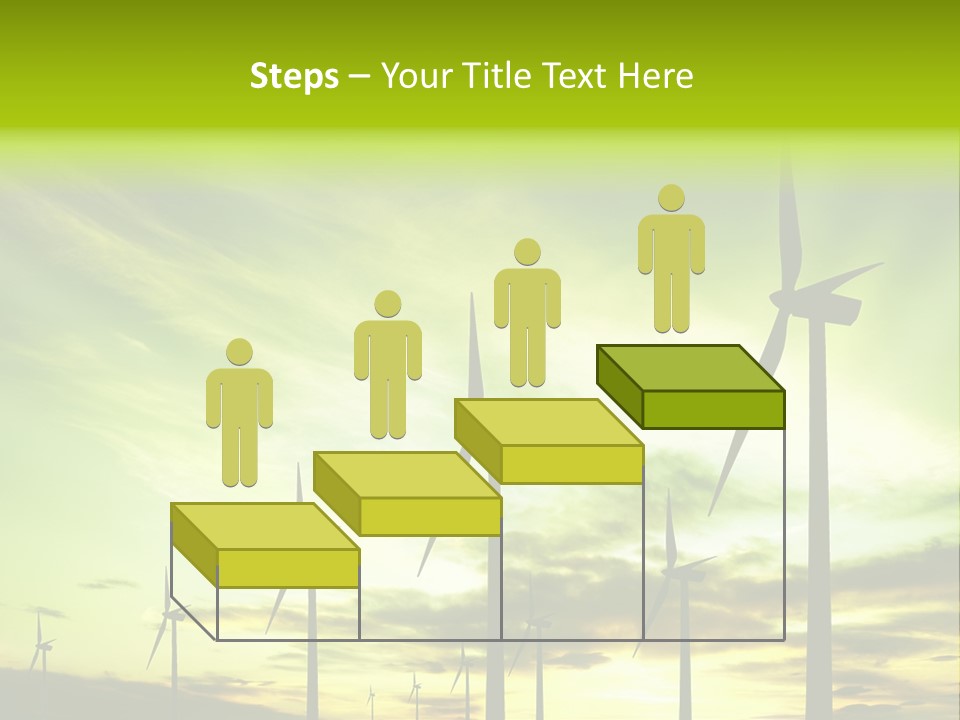 Turbine Landscape Alternative PowerPoint Template