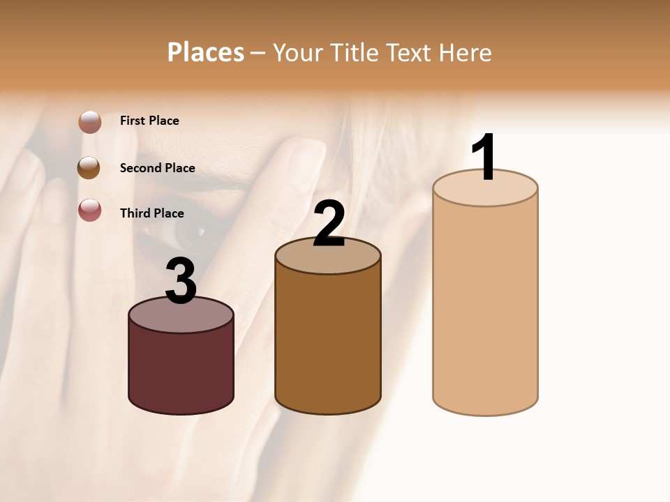 One Looking Through PowerPoint Template