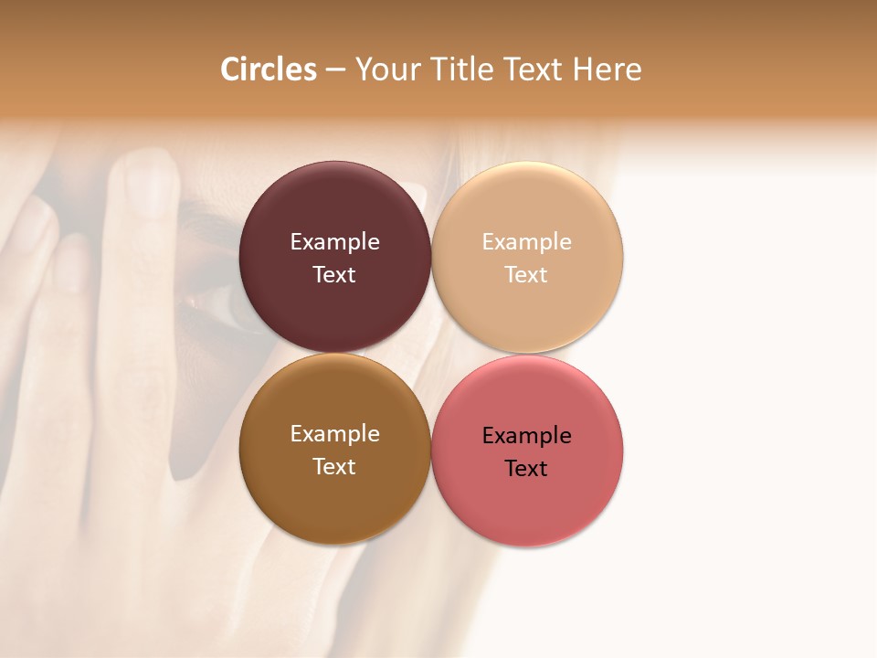 One Looking Through PowerPoint Template