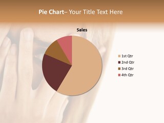 One Looking Through PowerPoint Template