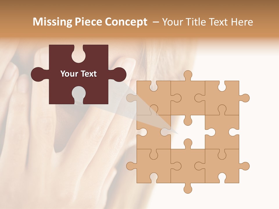 One Looking Through PowerPoint Template