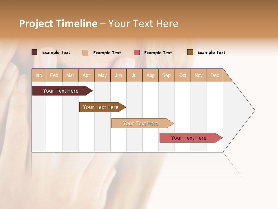 One Looking Through PowerPoint Template
