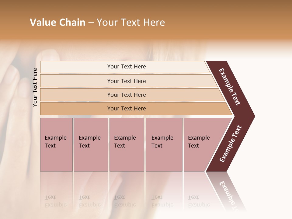 One Looking Through PowerPoint Template