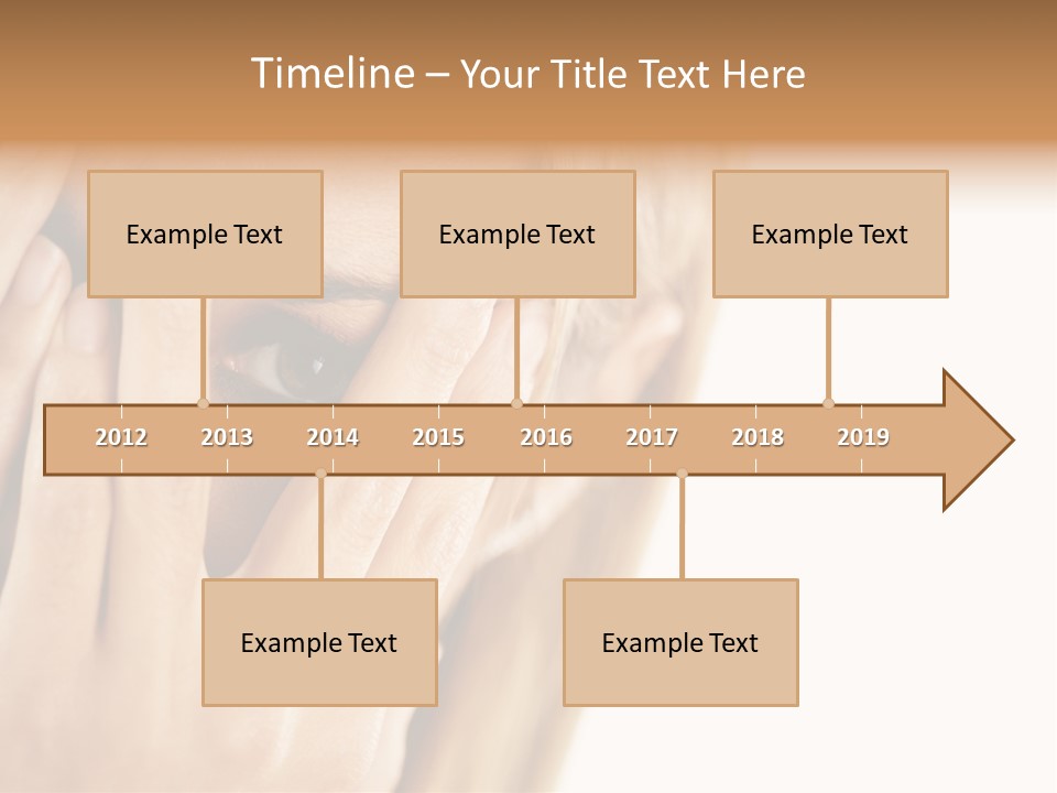 One Looking Through PowerPoint Template