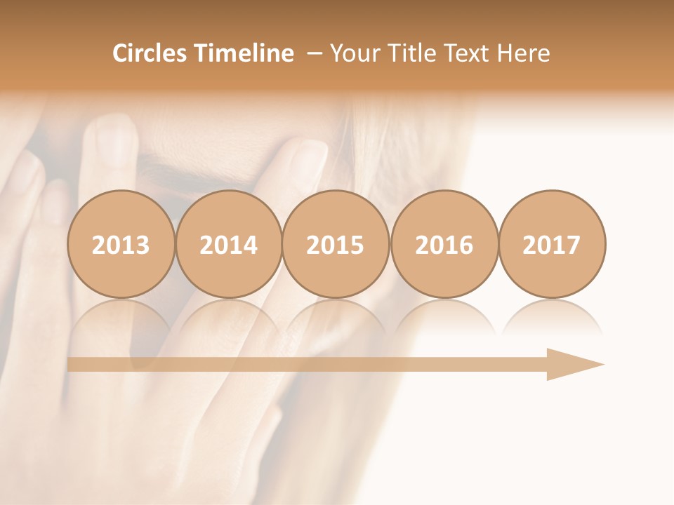 One Looking Through PowerPoint Template