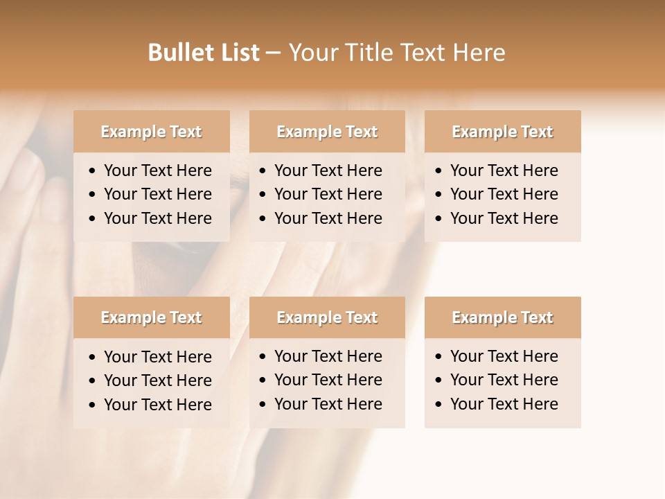 One Looking Through PowerPoint Template
