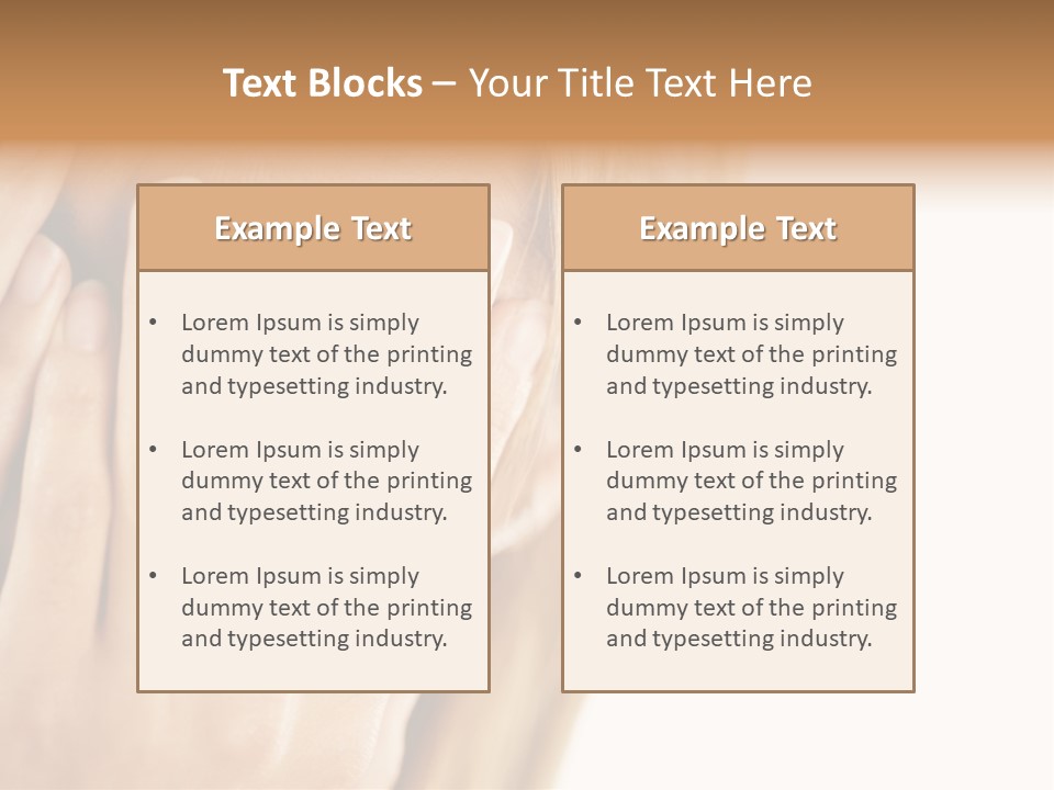 One Looking Through PowerPoint Template