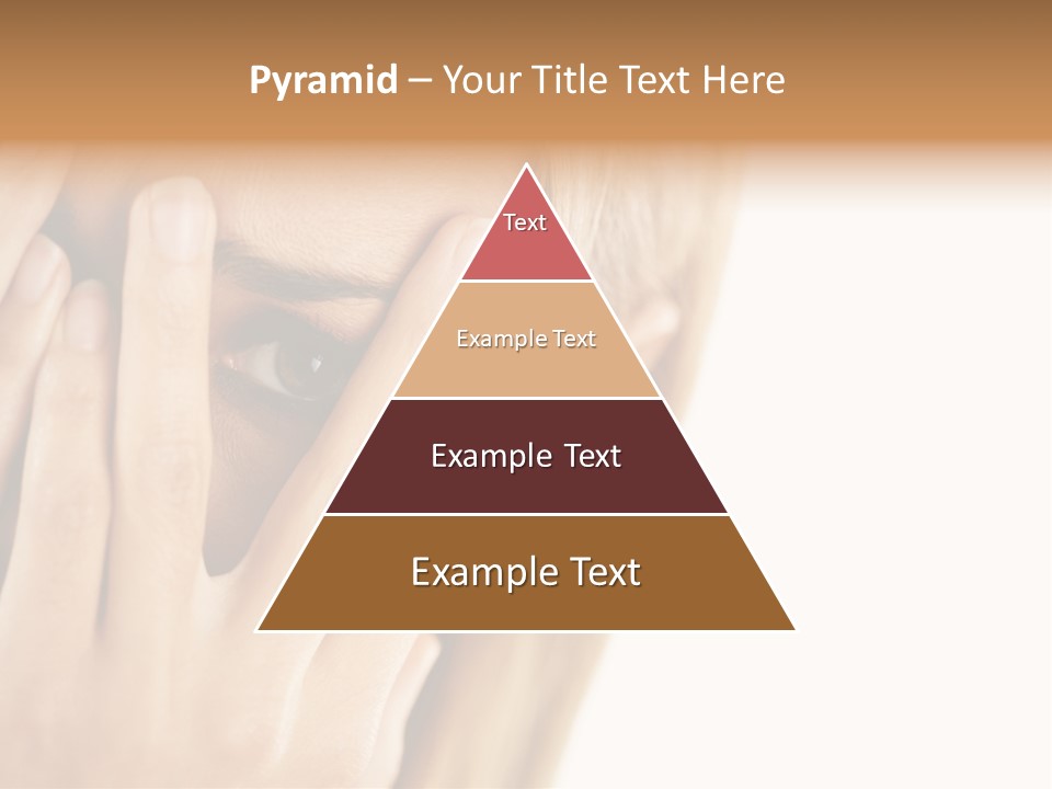 One Looking Through PowerPoint Template