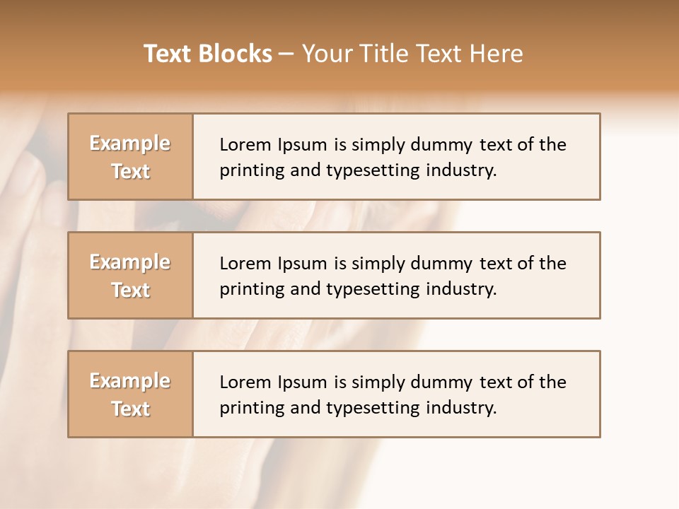 One Looking Through PowerPoint Template