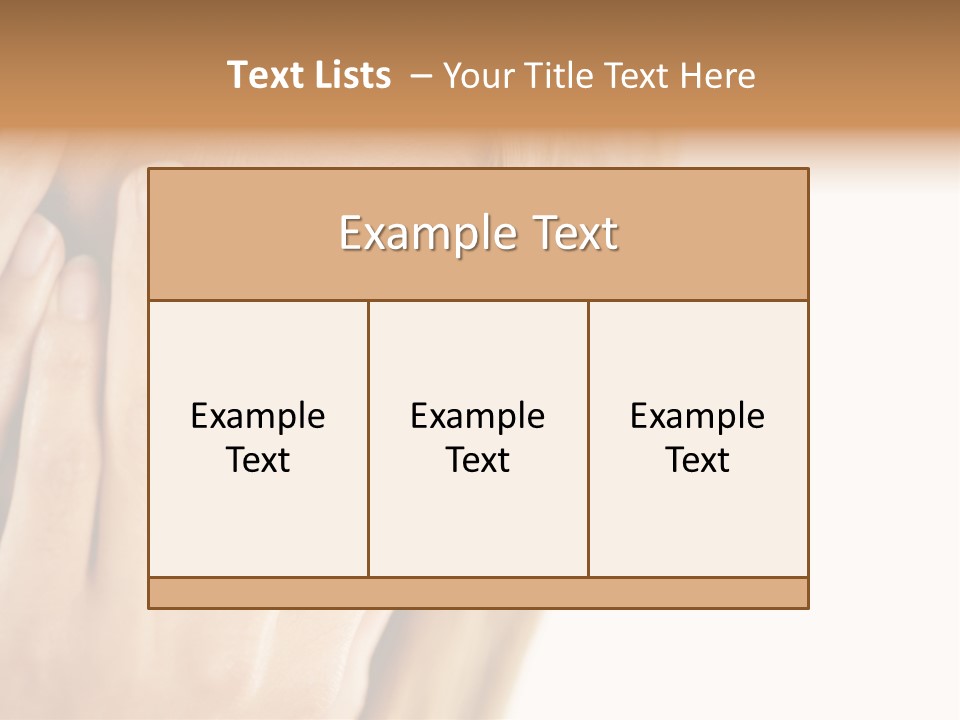 One Looking Through PowerPoint Template