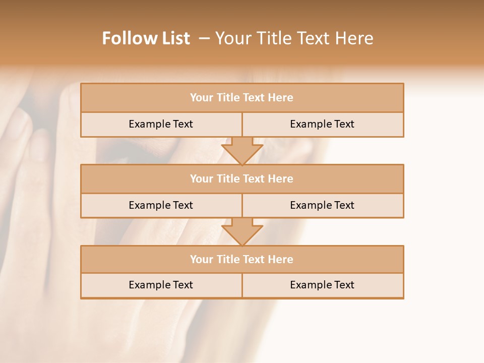 One Looking Through PowerPoint Template