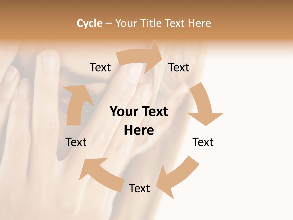 One Looking Through PowerPoint Template