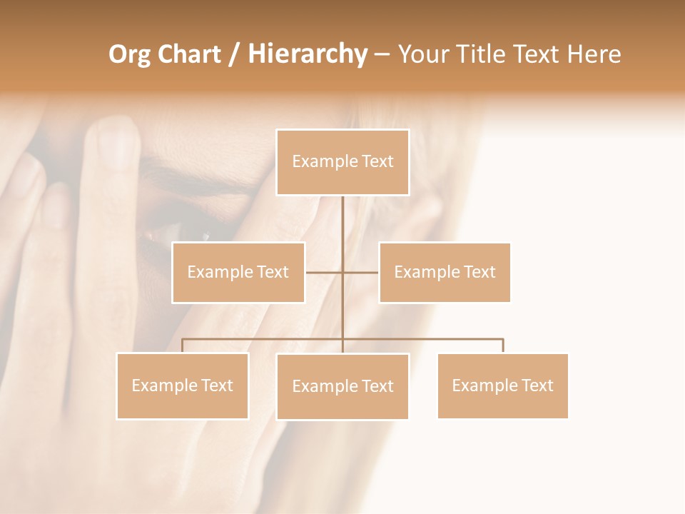 One Looking Through PowerPoint Template