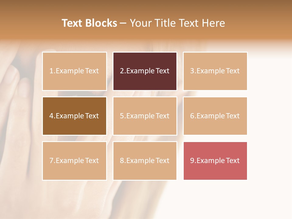 One Looking Through PowerPoint Template